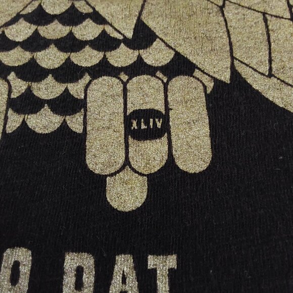 Who Dat T-Shirt Owl Louisiana Fleur-de-Lis Super Bowl XLIV - Good Cond - Large - Picture 3 of 6